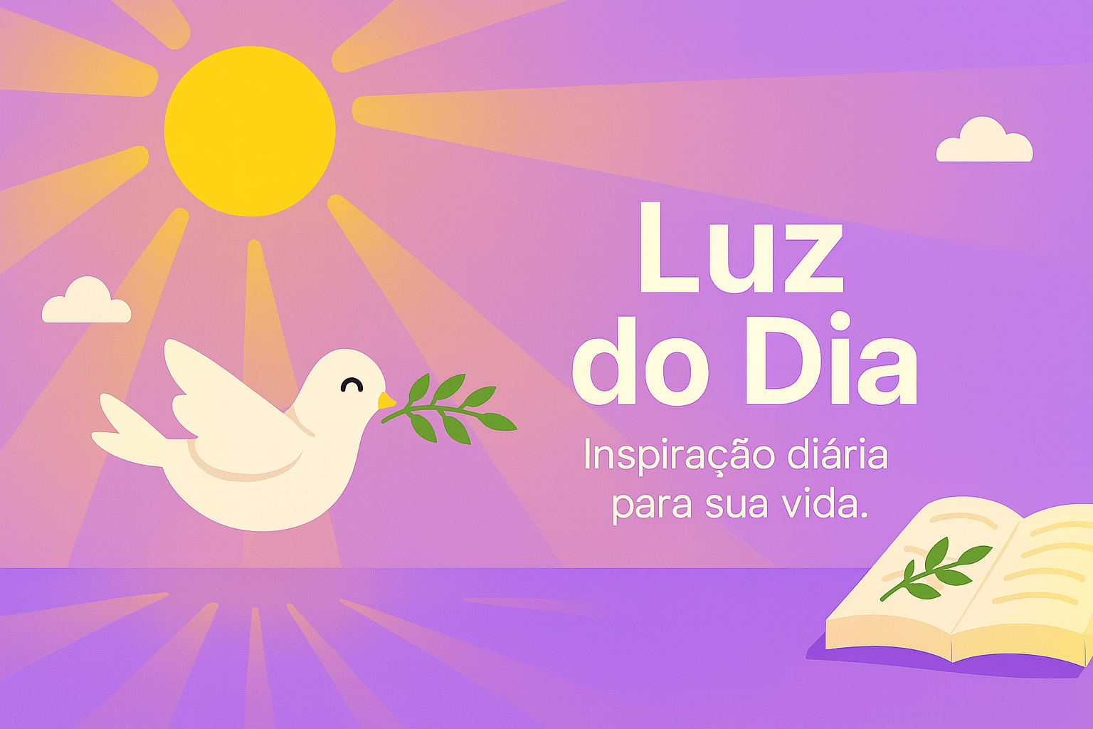 Luz do dia banner